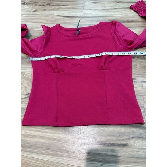 Anthropologie Structured Long Sleeve Top Size medium - Picture 7 of 9